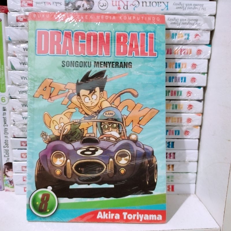 komik dragon ball cover hijau tosca vol 8 segel