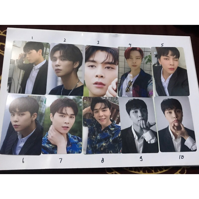 OFFICIAL PC PHOTOCARD DICON 101 JOHNNY NCT 127 NON BLACK WHITE BNW