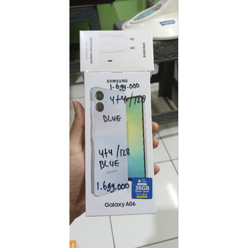 HP SAMSUNG A06 RAM 4 GB + 4 GB ROM 128 GB