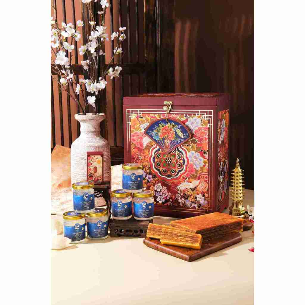 

NYONYA WALET - Premium Bird Nest - Imlek Hampers - 福 Fú Edition - Isi 6 Jar