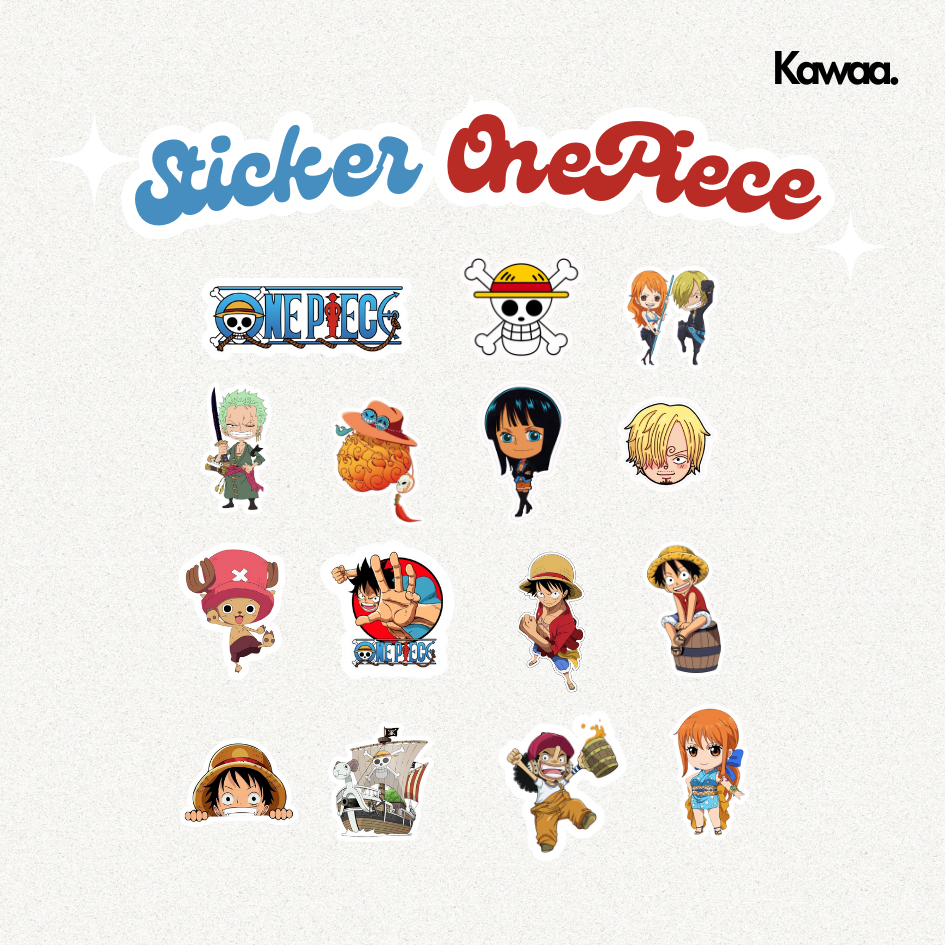 

Sticker One Piece isi 15 pcs Premium Sticker