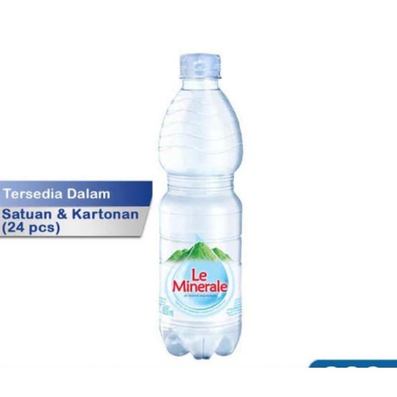 

le mineral botol 600 ml