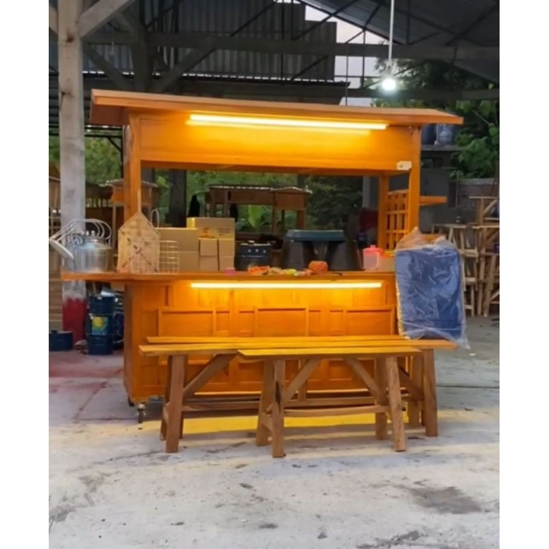 Gerobak angkringan kekinian