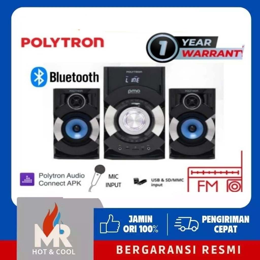 POLYTRON Speaker Bluetooth PMA 9527 RADIO FM PMA9527 / PMA 9527