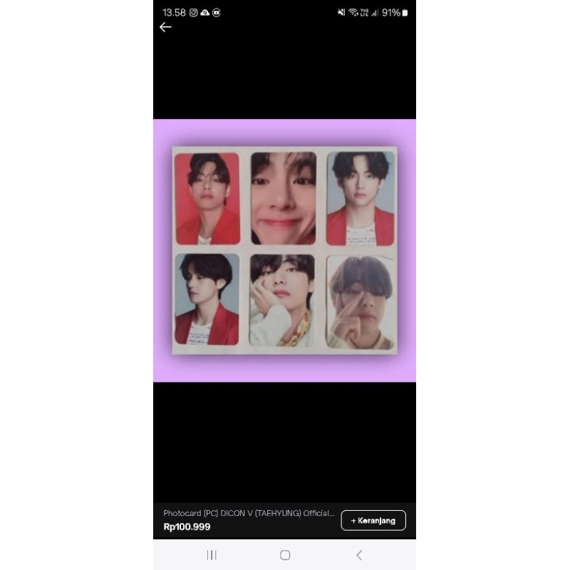 [READY STOCK] OFFICIAL PHOTOCARD DICON MAGAZINE VOL 10 JAPAN BTS V TAEHYUNG