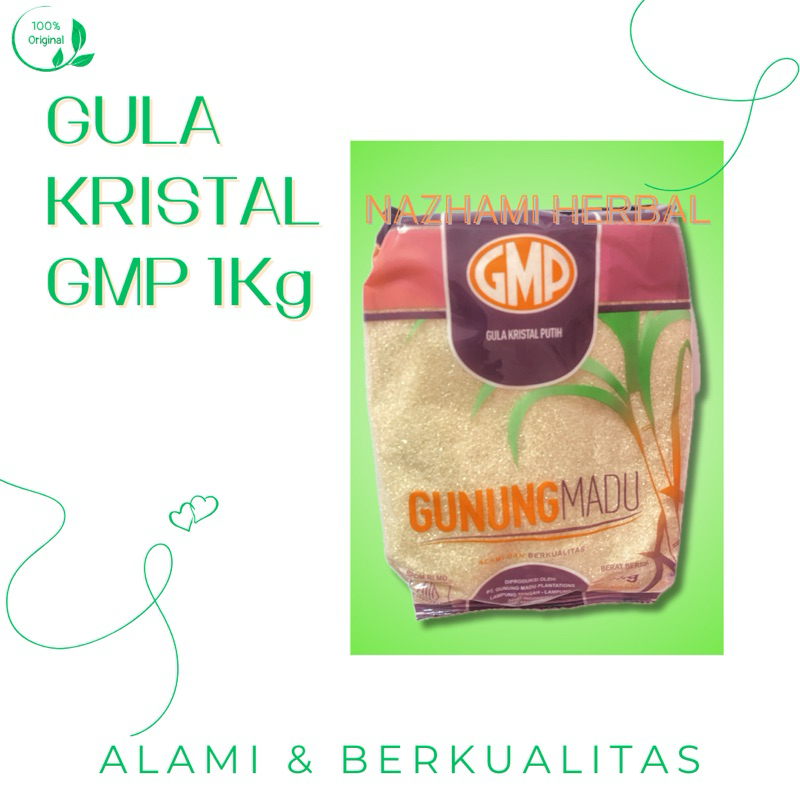 

GULA KRISTAL PUTIH GMP GUNUNG MADU 1Kg