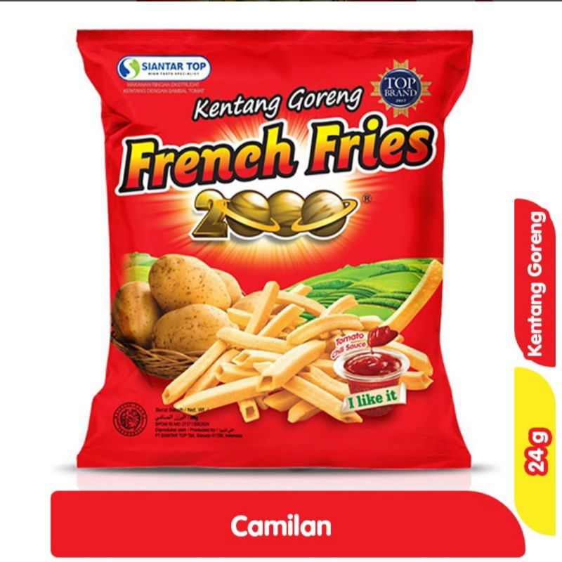 

French Fries 2000 Kentang Goreng 24 Gram