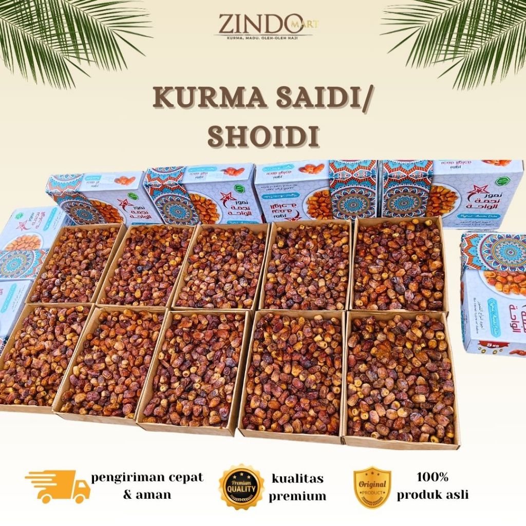 

KURMA SAIDI 5KG PREMIUM / KURMA SHOIDI GRADE A / SOIDI ORIGINAL