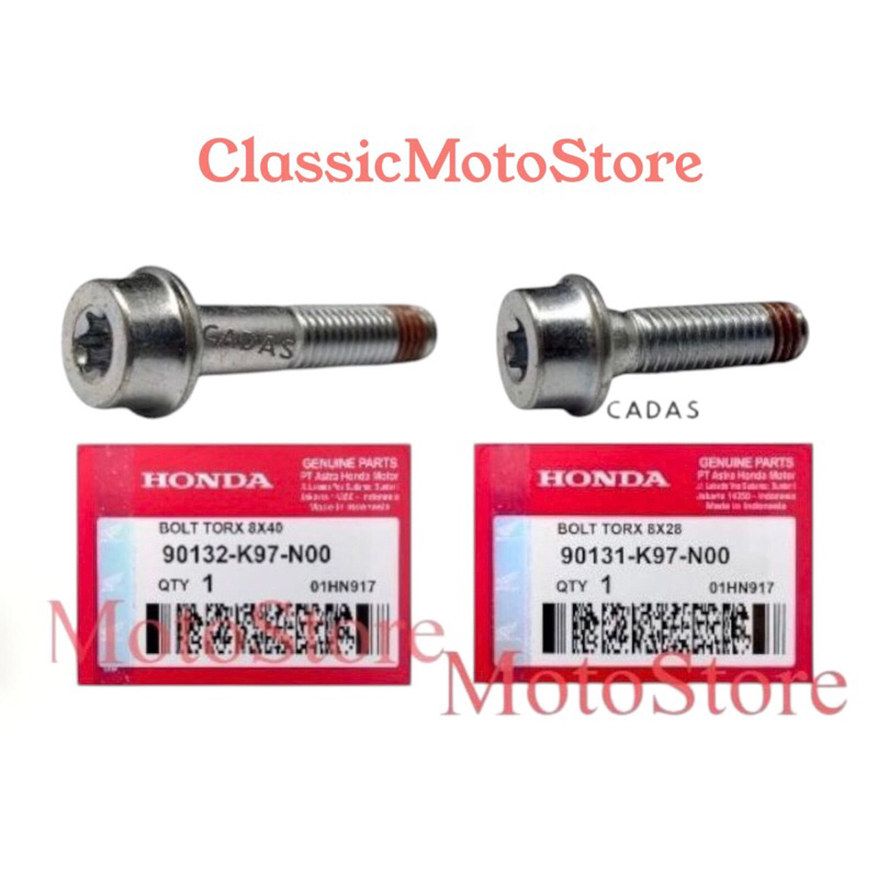 Baut Breket Kaliper Cakram Set 12 Bintang REM Depan Belakang HONDA ADV PCX VARIO 150 160 Orisinil Pa