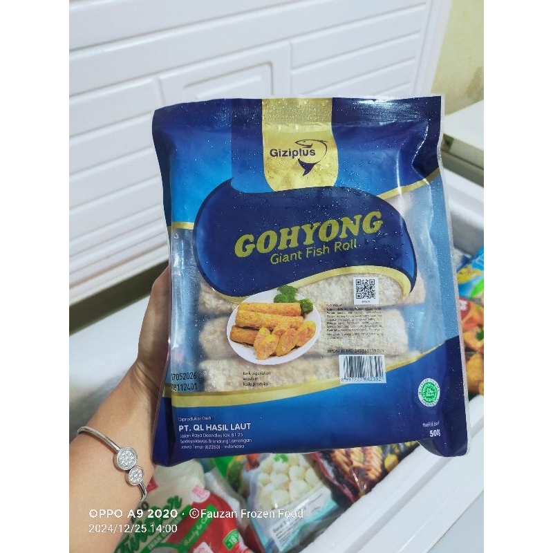 

Gizi Plus Gohyong Giant Fishroll 500gram