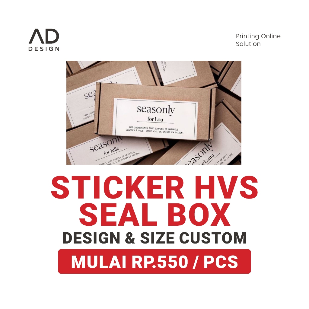 

CETAK STICKER SEAL BOX, STICKER SEGEL BOX CUSTOM