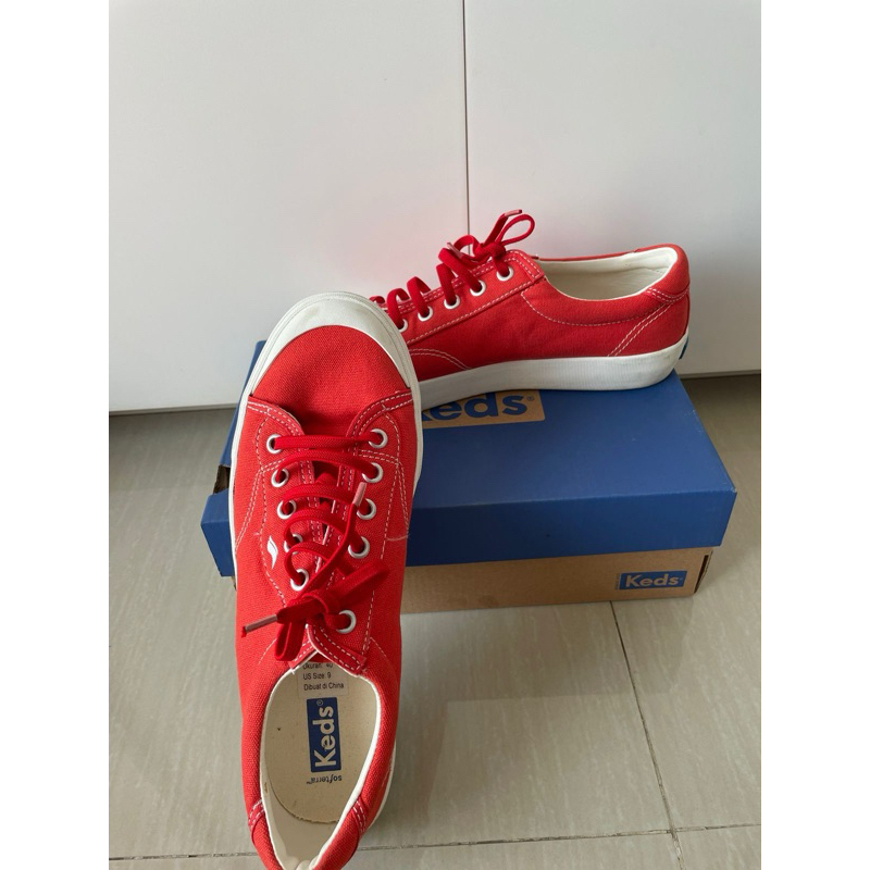 Keds Sepatu Sneakers Merah Wanita