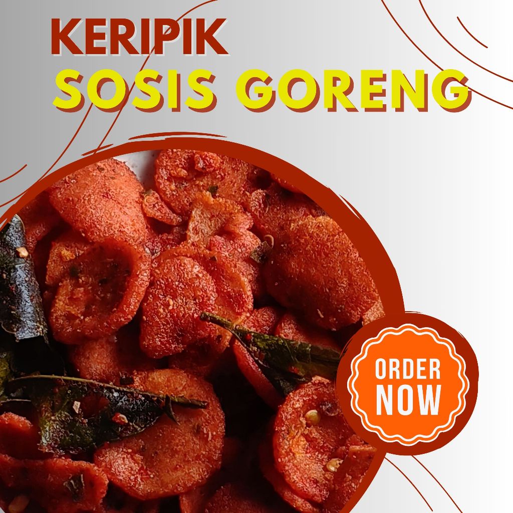 

KERIPIK SOSIS GORENG PEDAS DAUN JERUK