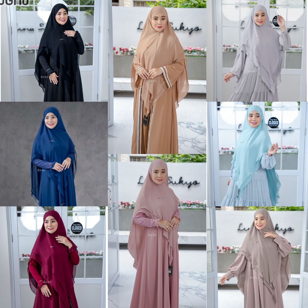 KHIMAR KANAYA ASLAMAH FRENCH KHIMAR BY KANAYA BOUTIQUE