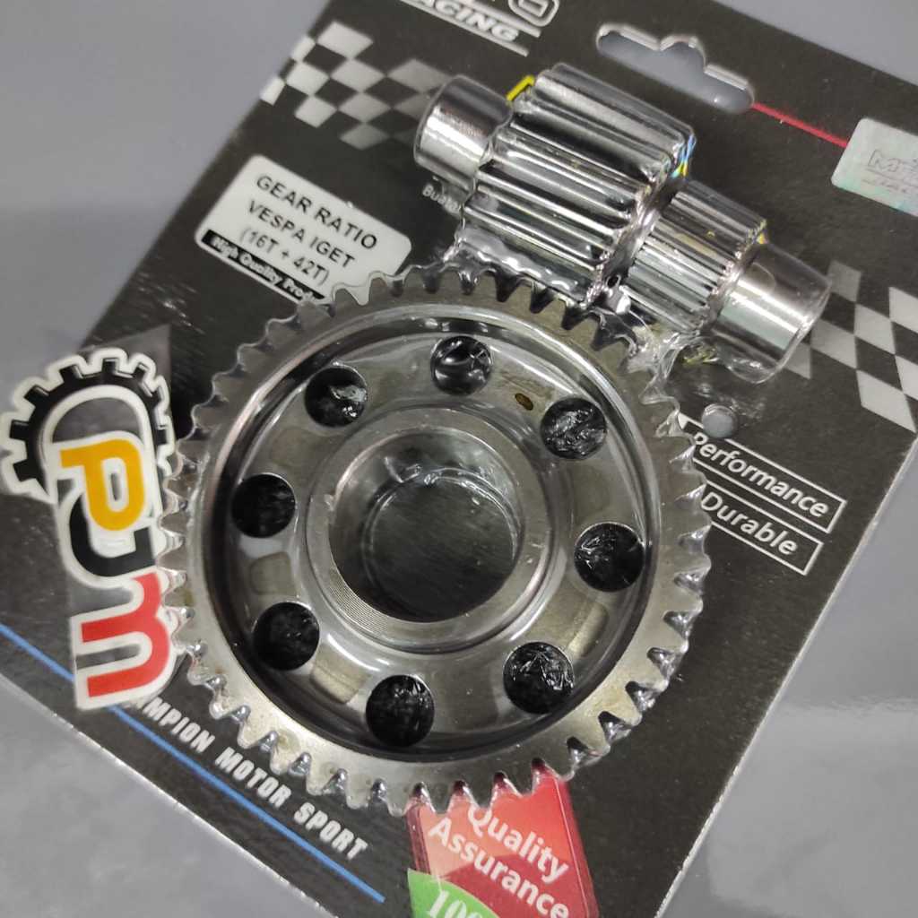 GEAR RATIO VESPA IGET 16 42 MOTO1 RACING