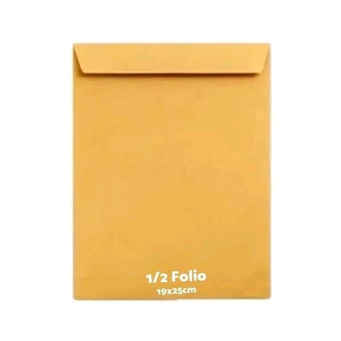 

Amplop Coklat 1/2 Folio ( 19x25cm )