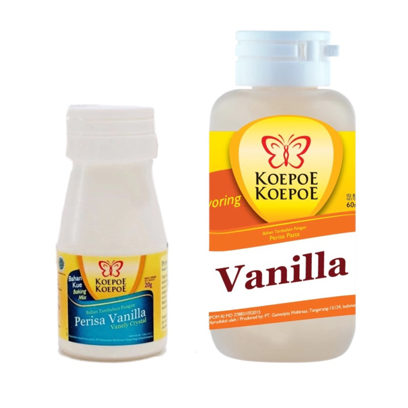 

KOEPOE KOEPOE FLAVORING Vanilla 60ml & Perisa Vanilla 20g