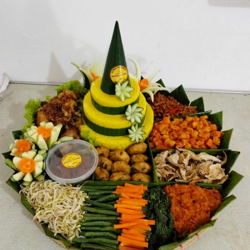 Nasi tumpeng ukr 5 porsi