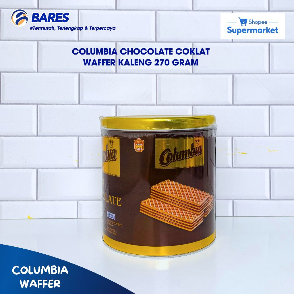 

Columbia Chocolate Coklat Wafers Kaleng Murah 270 Gram