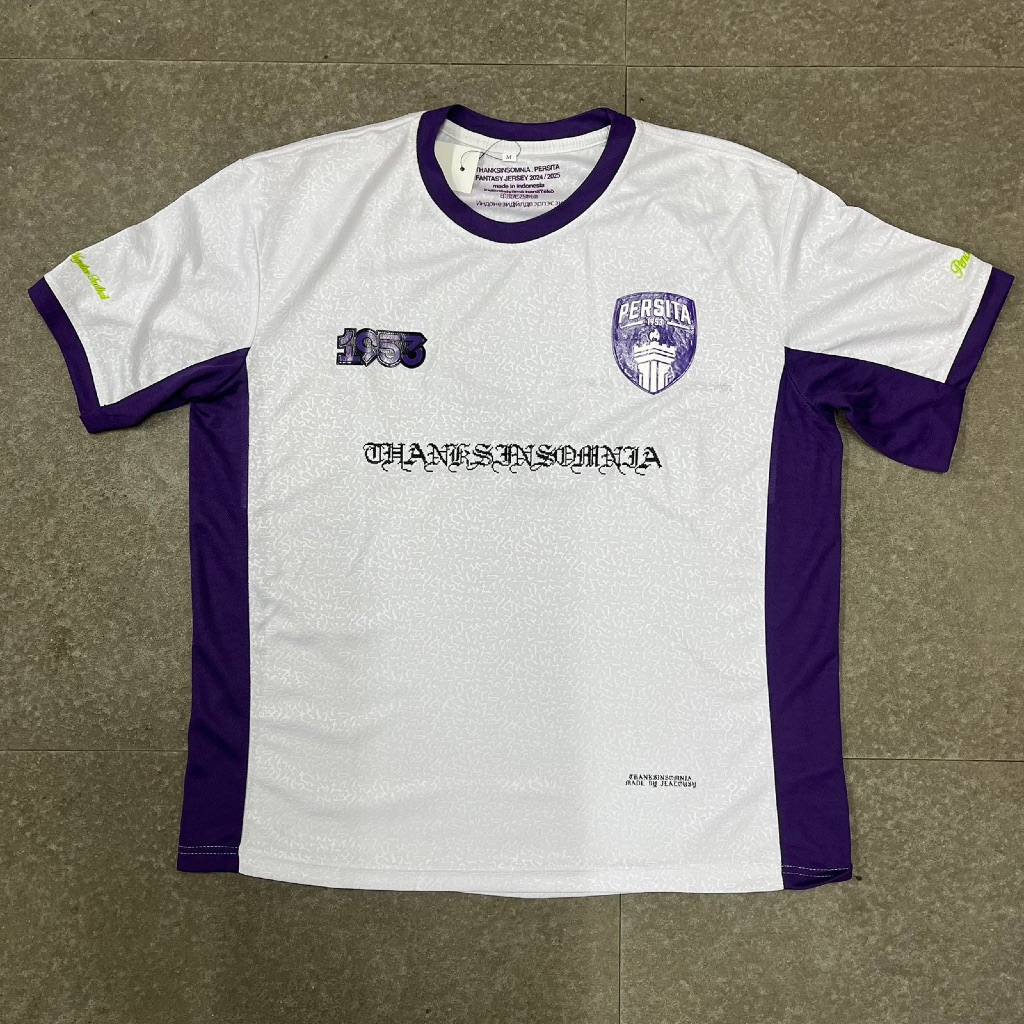 Persita X Thanksinsomnia Jersey White Purple (REJECT)