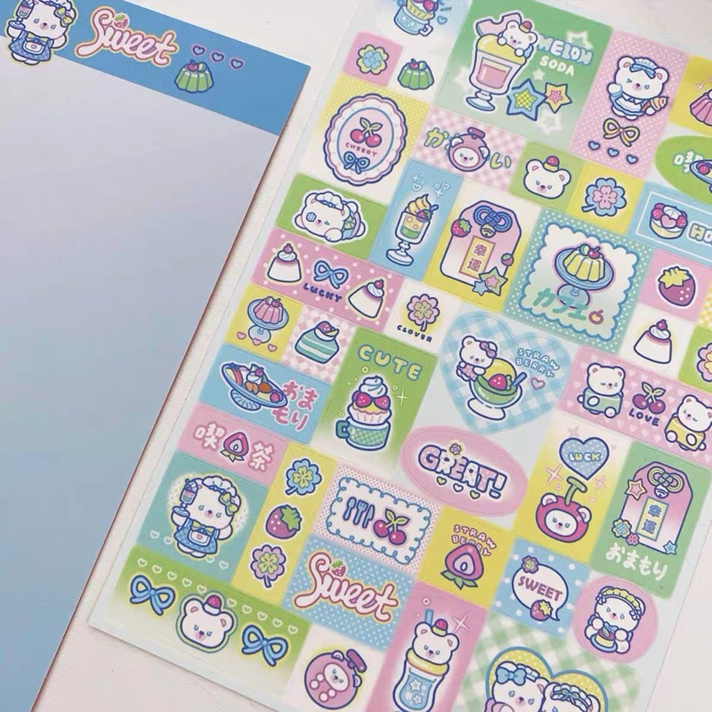 

sticker confetti wkwk ribbon pita dekorasi journal readystock B2720
