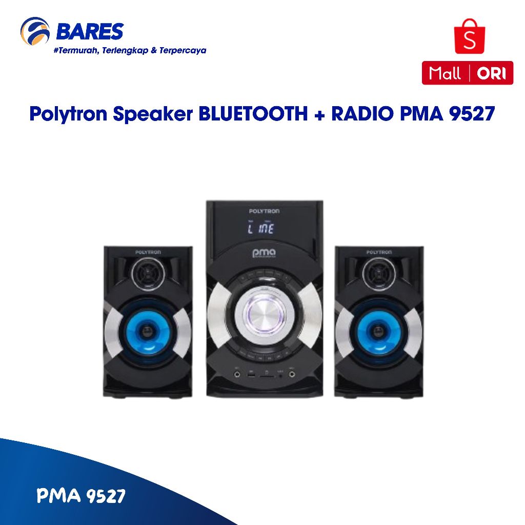 Polytron Speaker BLUETOOTH + RADIO PMA 9527 PMA9527