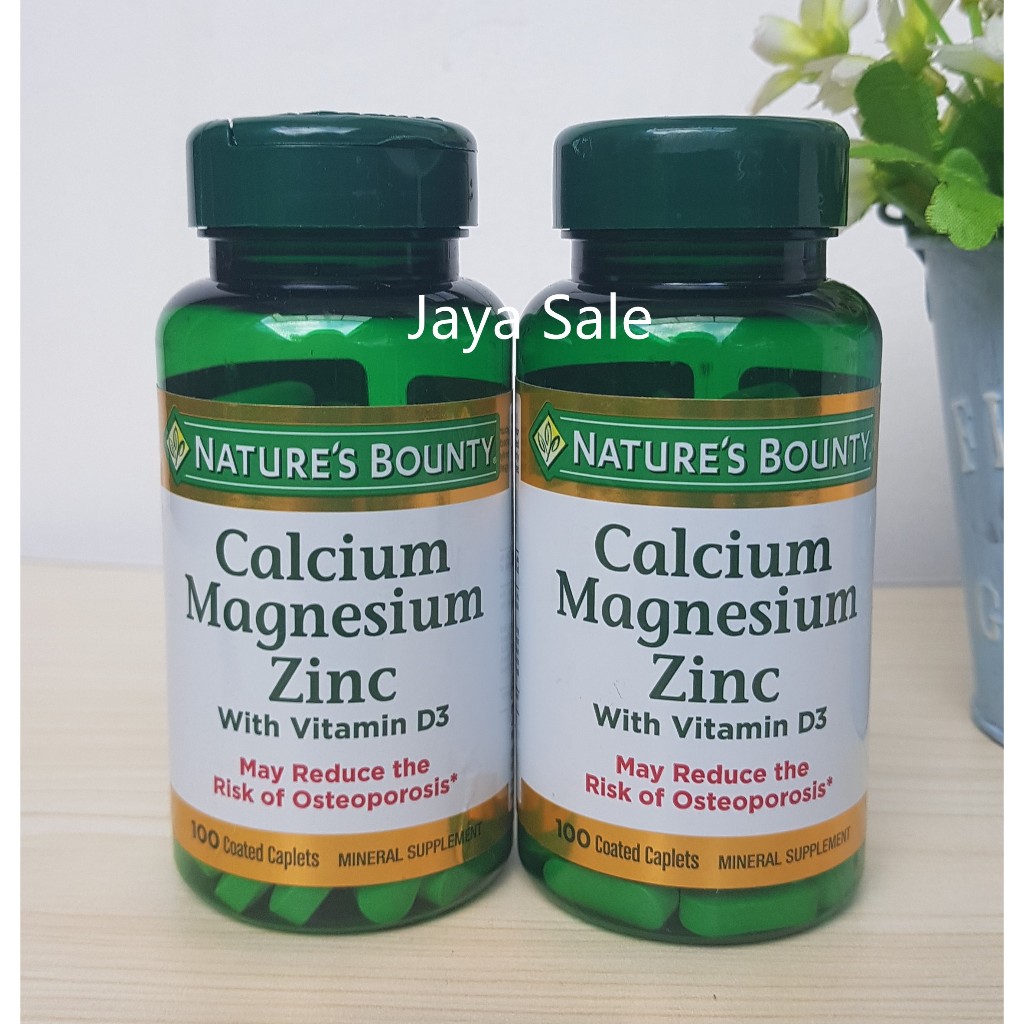 Nature's Bounty Calcium Magnesium Zinc Vitamin D3