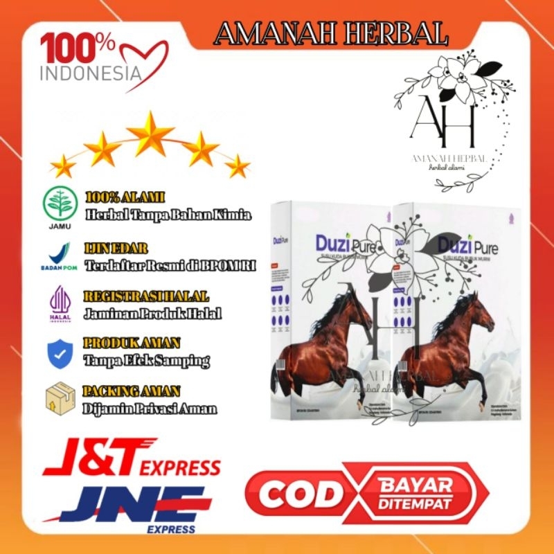 

Duzi Pure Susu Kuda Bubuk Murni 200 Gram - 2 Box