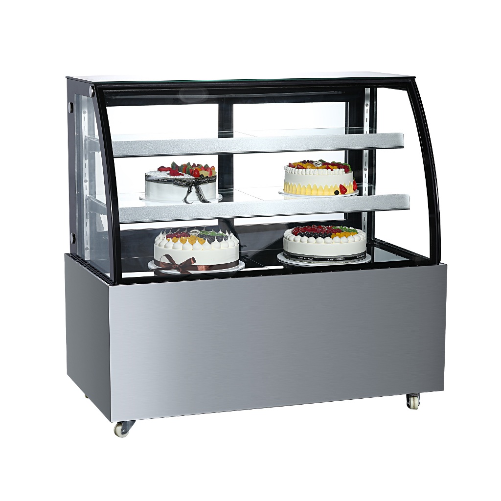FOMAC Curve Floor Cake Showcase SHC-CRV370L / Showcase Pendingin Kue