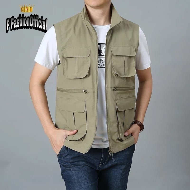 Rompi vest pria / vest pria / rompi pria / vest / rompi / vest wanita / vest tactical by F Fashion O