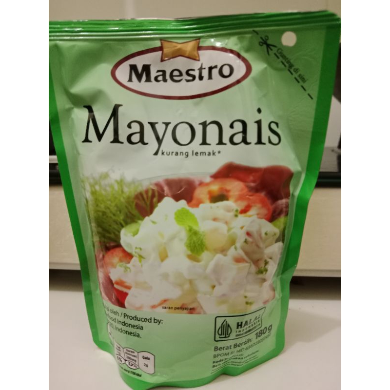 

Mayonais Maestro Kemasan 180 Gram