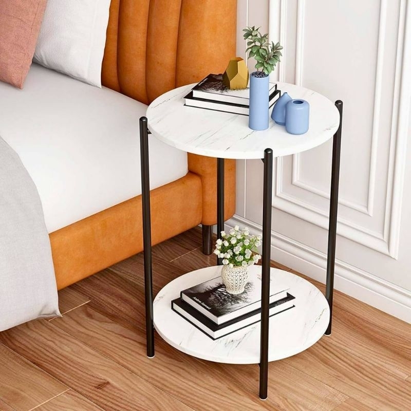 RF - Meja Samping Sudut Minimalis Pojok Sofa Kursi Ruang Tamu - Nobe Side Table
