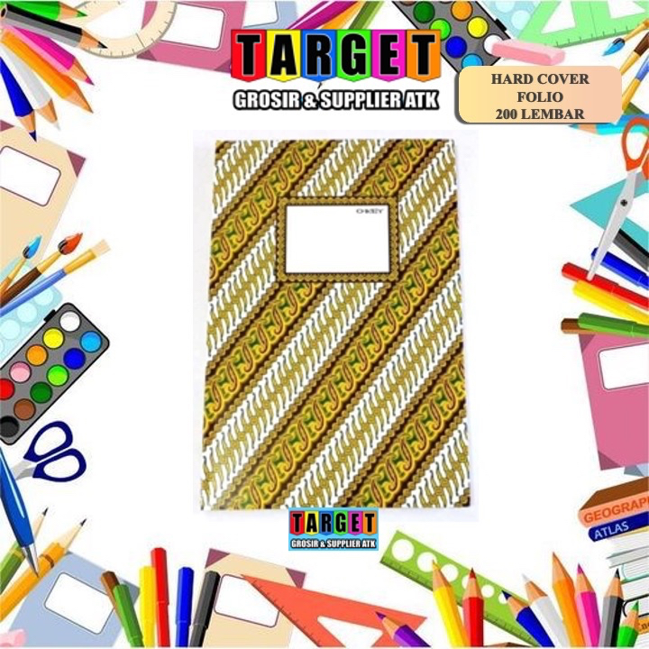 

BUKU HARD COVER FOLIO 200 / BUKU SAKU / BUKU CATATAN / BUKU TULIS