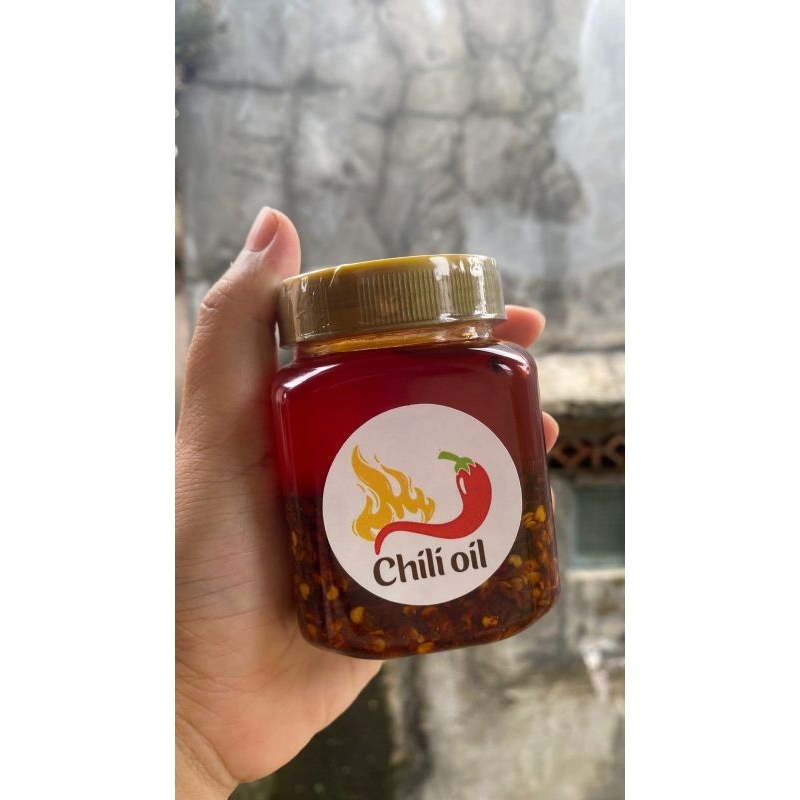 

chili oil minyak cabai-chili oil ebi