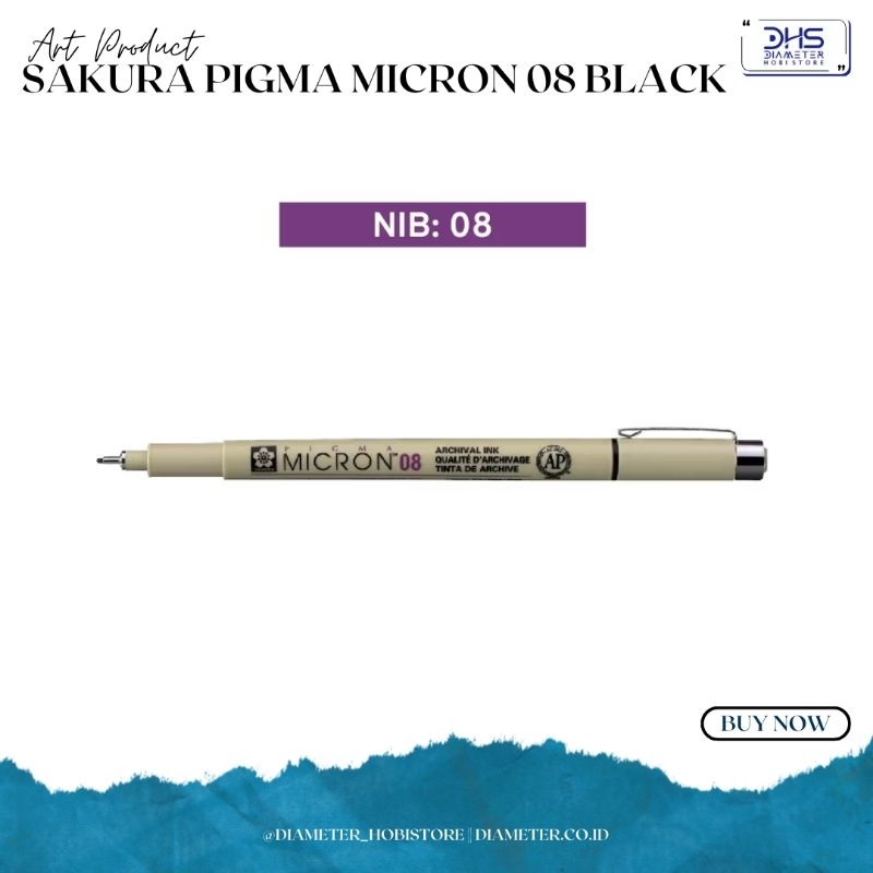 

Sakura Pigma Micron 08 Black