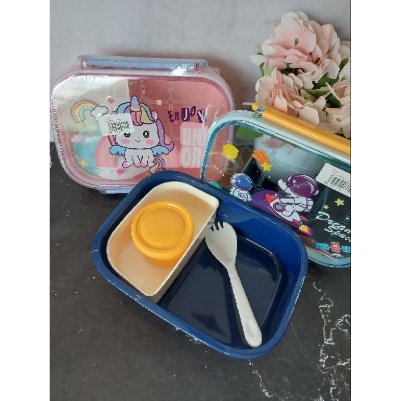 Lunch box plastik -lunch box karakter
