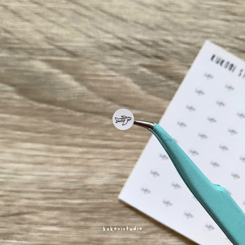 

Stiker Pesawat (Airplane Icon Sticker) | Tiny Icon Sticker | Kukoni Studio