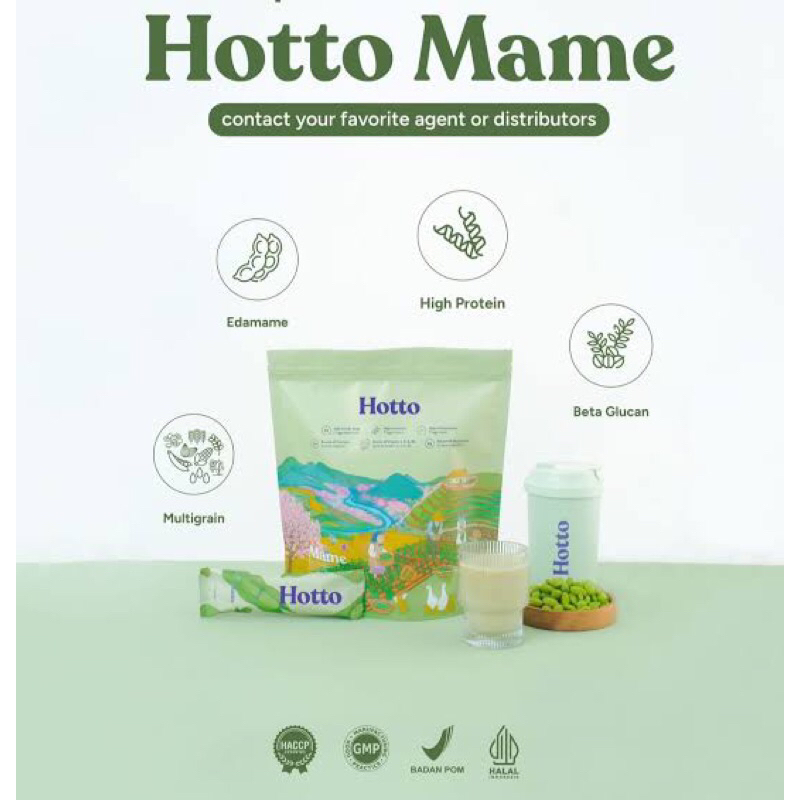 

Hotto Mame Edamame Fiber Multigrain Beta Glucan