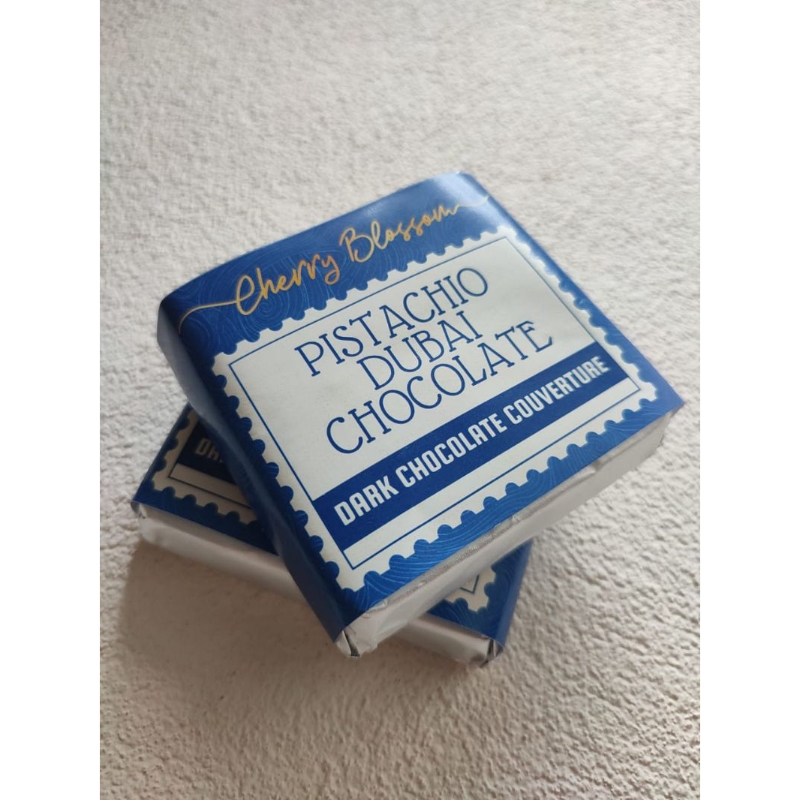 

DUBAI PISTACHIO DARK CHOCOLATE COUVERTURE