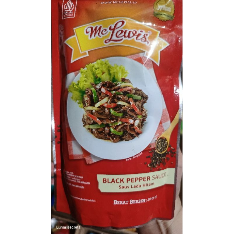 

Mc Lewis Saus Lada Hitam Black Pepper Sauce