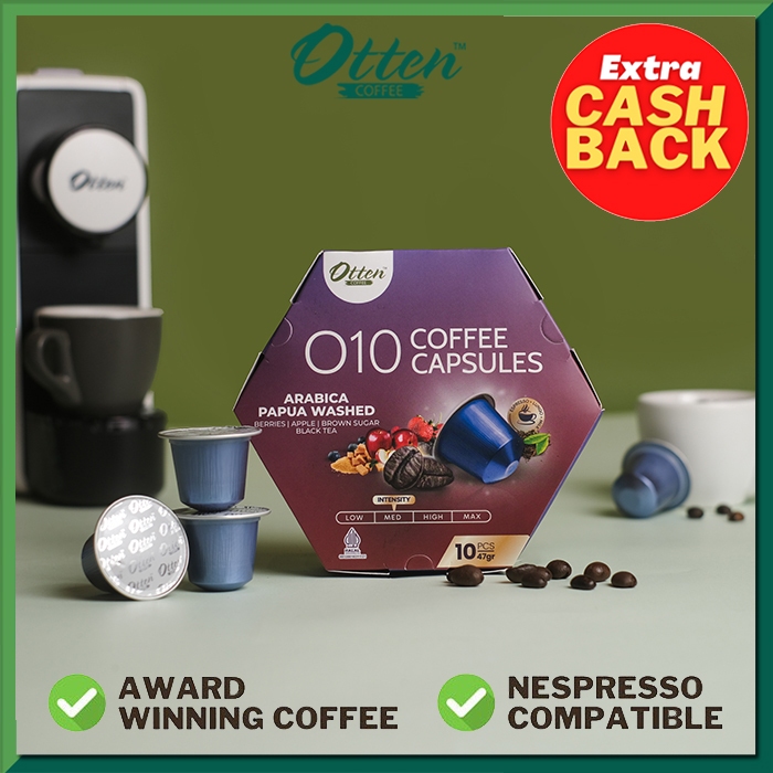 

Kopi Kapsul - O10 Arabica Papua Coffee Capsule - Kompatibel Mesin Nespresso