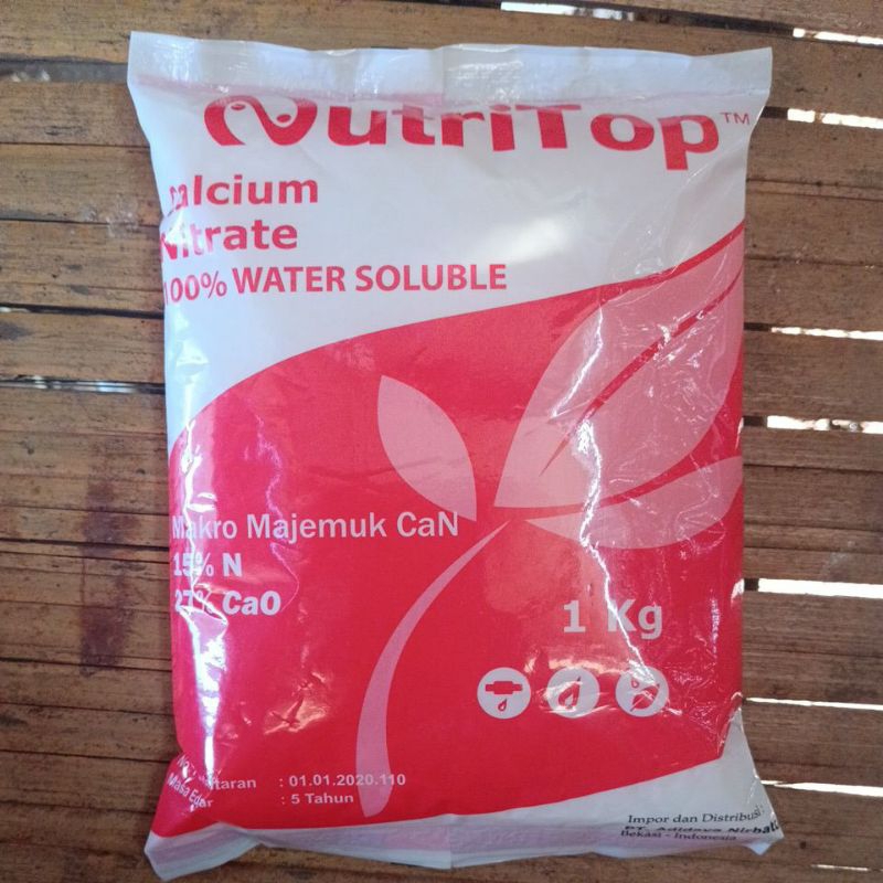 Pupuk Nutritop Kalsium Calcium Nitrat Nitrate