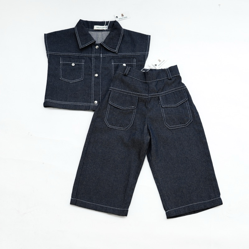 AREUM - yela set | setelan anak perempuan | baju anak perempuan | kulot anak perempuan