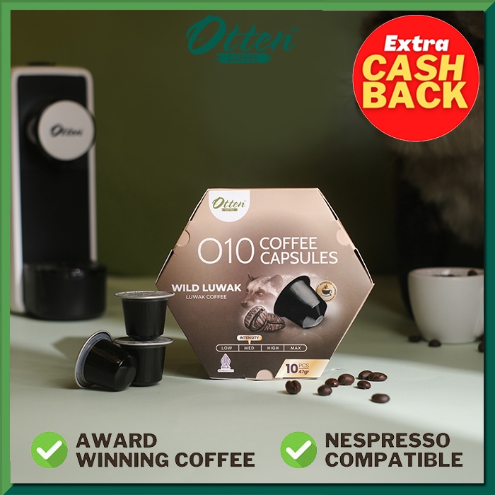 

Kopi Kapsul - O10 Arabica Luwak Coffee Capsule | Kapsul Nespresso Compatible - Otten Coffee Capsules
