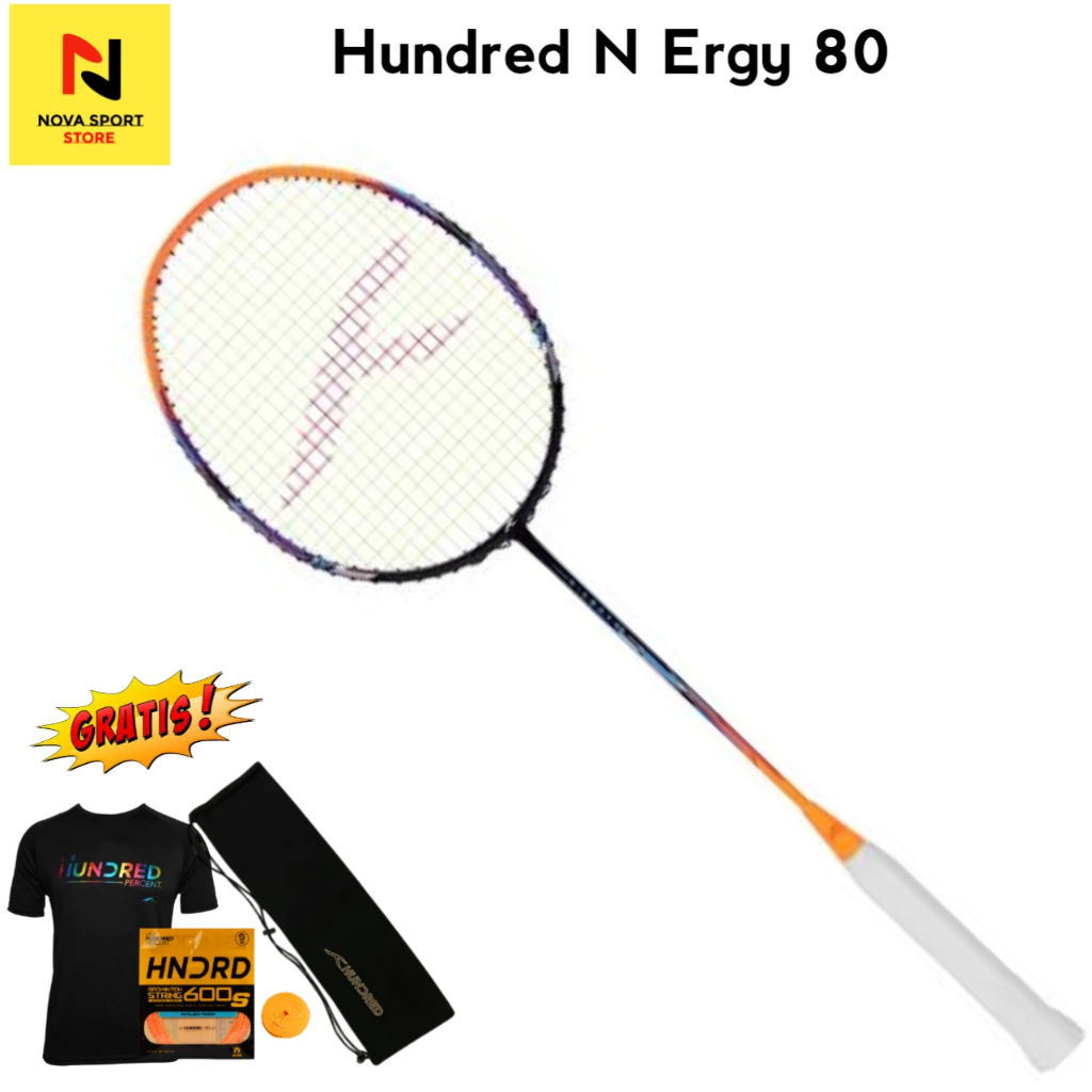 Hundred Raket Badminton N Ergy 80