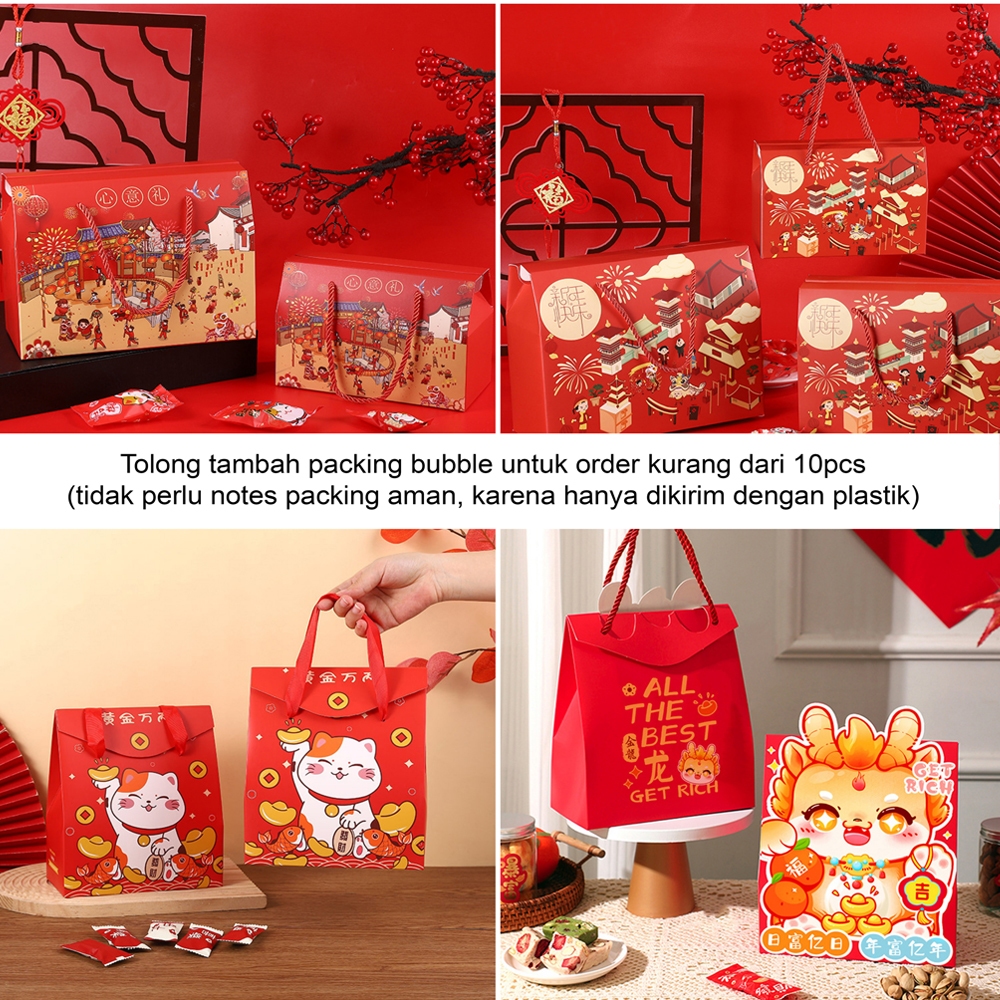 

PAPER BAG GOODIE BAG KOTAK TENTENG BOX HAMPERS SOUVENIR KUE SINCIA IMLEK