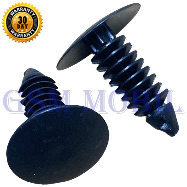 Klip Kancing Baut Rivet 8 mm Mur Plastik Mobil Universal - 10008384