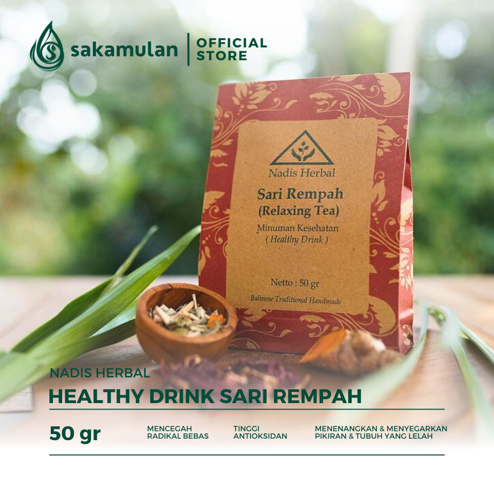 

Nadis Herbal Healthy Drink Sari Rempah (Relaxing Tea) 50 gr