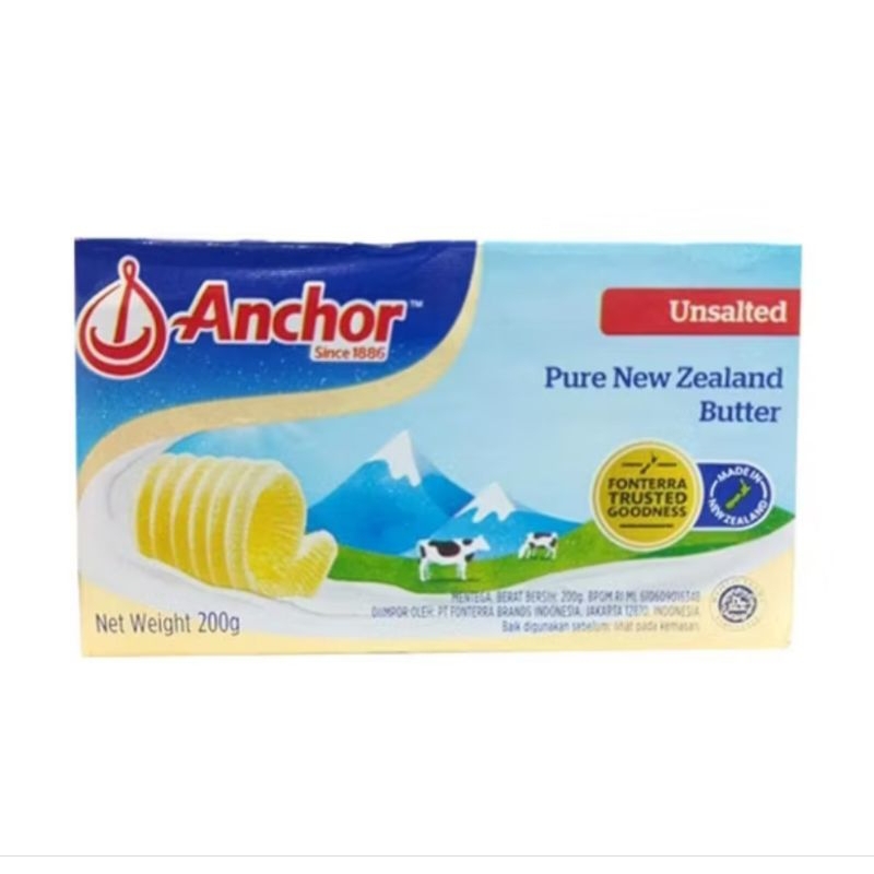 

ANCHOR Butter Unsalted 200Gr