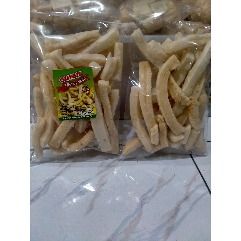 

Kerupuk Tahu Setik Panjang Jaminan Rasa Kenasn Ekonomis 1paket 2pcs